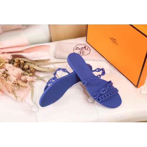 Replica Hermes Slippers For Women #866246 $29.00 USD for Wholesale