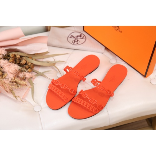 Hermes Slippers For Women #866247 $29.00 USD, Wholesale Replica Hermes Slippers