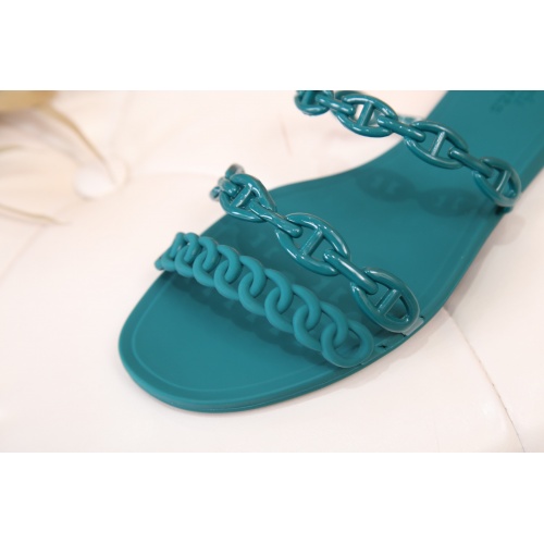 Replica Hermes Slippers For Women #866248 $29.00 USD for Wholesale