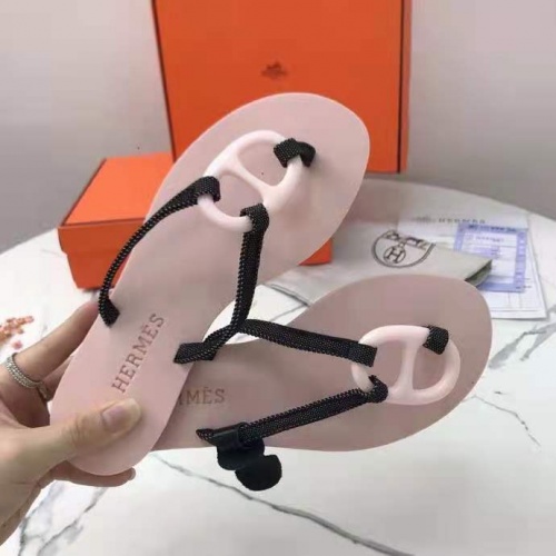 Replica Hermes Slippers For Women #866254 $36.00 USD for Wholesale