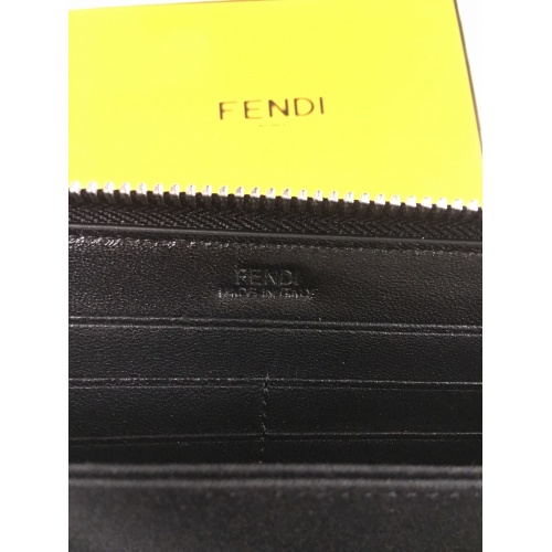 Replica Fendi AAA Man Wallets #866513 $60.00 USD for Wholesale