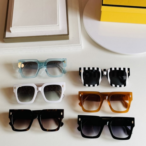 Replica Fendi AAA Quality Sunglasses #866630 $64.00 USD for Wholesale