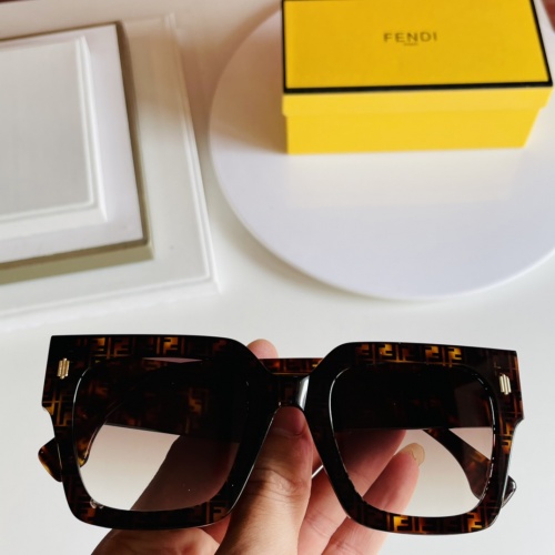 Fendi AAA Quality Sunglasses #866639 $64.00 USD, Wholesale Replica Fendi AAA Quality Sunglasses