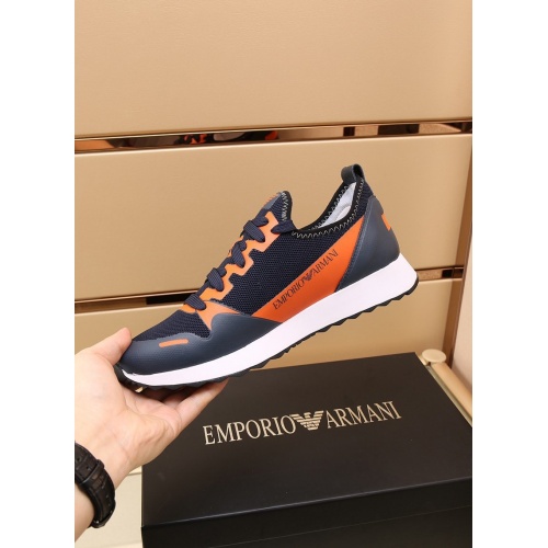 Replica Armani Casual Shoes For Men #866815 $85.00 USD for Wholesale