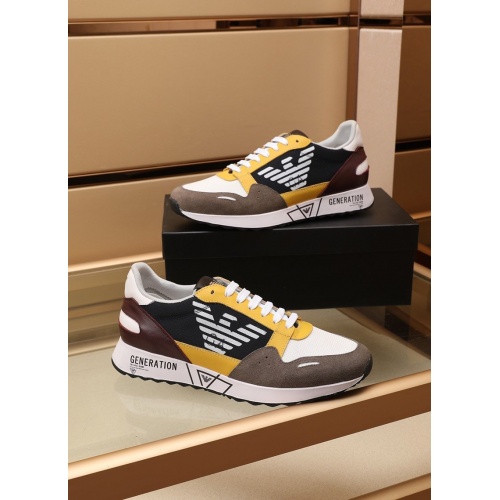Replica Armani Casual Shoes For Men #866817 $96.00 USD for Wholesale