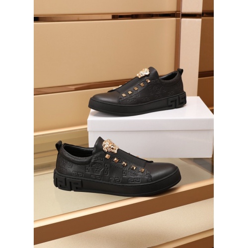 Replica Versace Casual Shoes For Men #866820 $17.00 USD for Wholesale