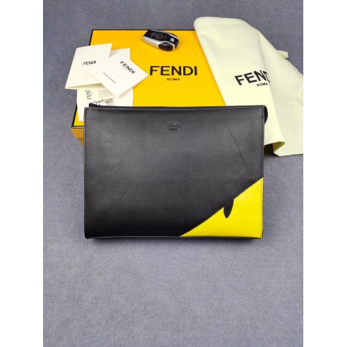 Fendi AAA Man Wallets #867232 $126.00 USD, Wholesale Replica Fendi AAA Man Wallets