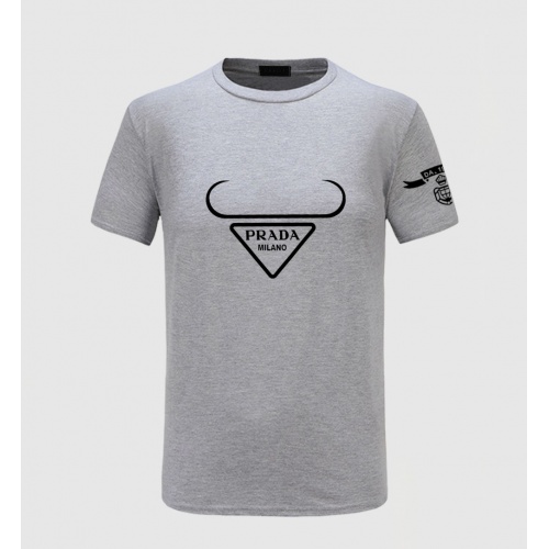 Prada T-Shirts Short Sleeved For Men #867293 $27.00 USD, Wholesale Replica Prada T-Shirts