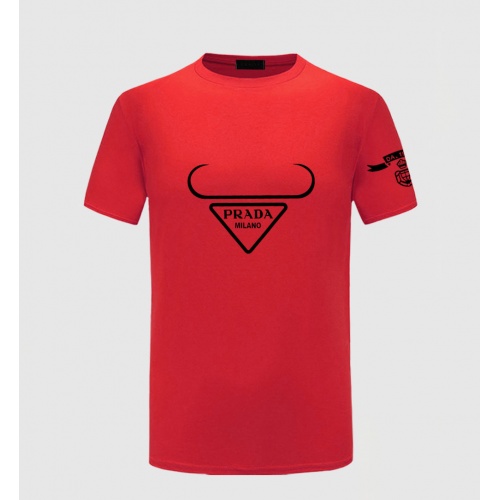 Prada T-Shirts Short Sleeved For Men #867294 $27.00 USD, Wholesale Replica Prada T-Shirts