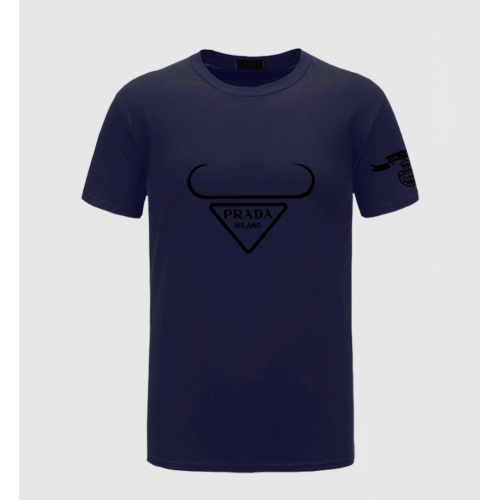 Prada T-Shirts Short Sleeved For Men #867296 $27.00 USD, Wholesale Replica Prada T-Shirts