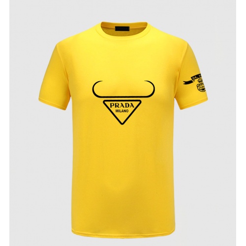 Prada T-Shirts Short Sleeved For Men #867299 $27.00 USD, Wholesale Replica Prada T-Shirts