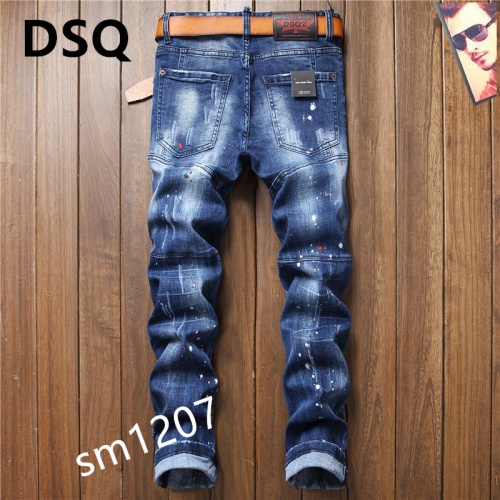 Replica Dsquared Jeans For Men #867374 $48.00 USD for Wholesale
