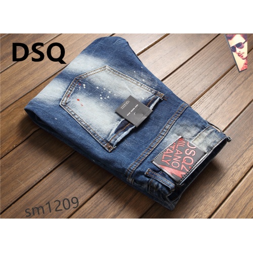 Replica Dsquared Jeans For Men #867376 $48.00 USD for Wholesale