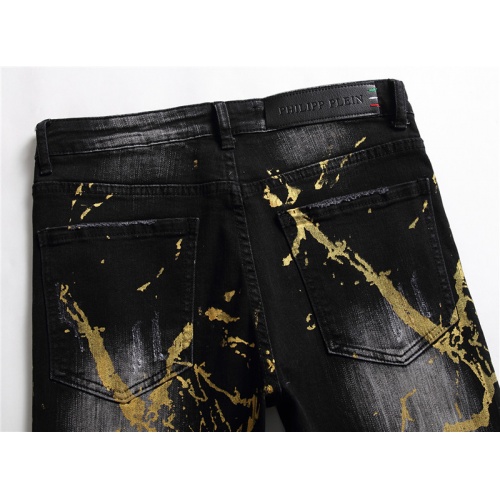 Replica Philipp Plein PP Jeans For Men #867382 $48.00 USD for Wholesale