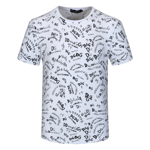 Dolce &amp; Gabbana D&amp;G T-Shirts Short Sleeved For Men #867476 $23.00 USD, Wholesale Replica Dolce &amp; Gabbana D&amp;G T-Shirts