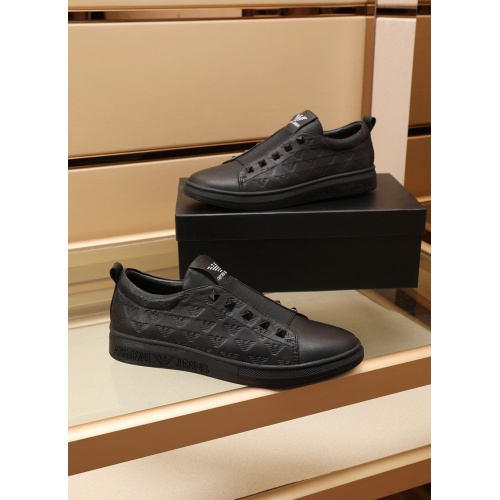 Replica Armani Casual Shoes For Men #867555 $85.00 USD for Wholesale