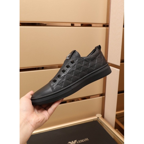Replica Armani Casual Shoes For Men #867555 $85.00 USD for Wholesale