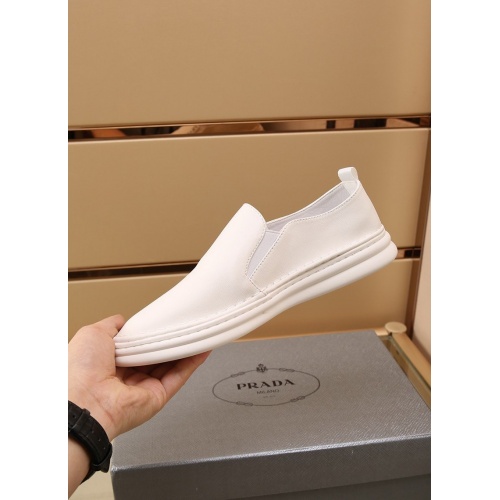 Replica Prada Casual Shoes For Men #867568 $88.00 USD for Wholesale