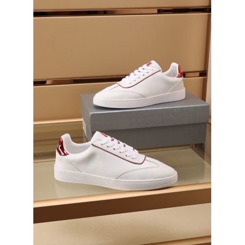 Replica Prada Casual Shoes For Men #867653 $85.00 USD for Wholesale