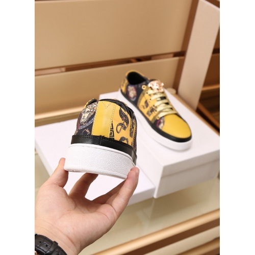 Replica Versace Casual Shoes For Men #867655 $85.00 USD for Wholesale