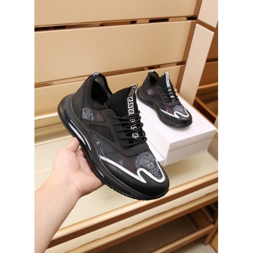 Replica Versace Casual Shoes For Men #867657 $88.00 USD for Wholesale