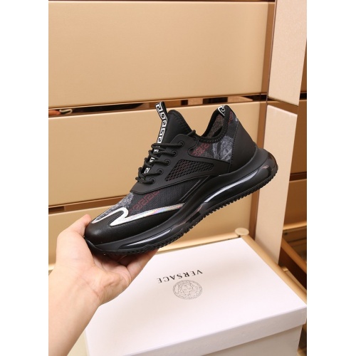 Replica Versace Casual Shoes For Men #867657 $88.00 USD for Wholesale