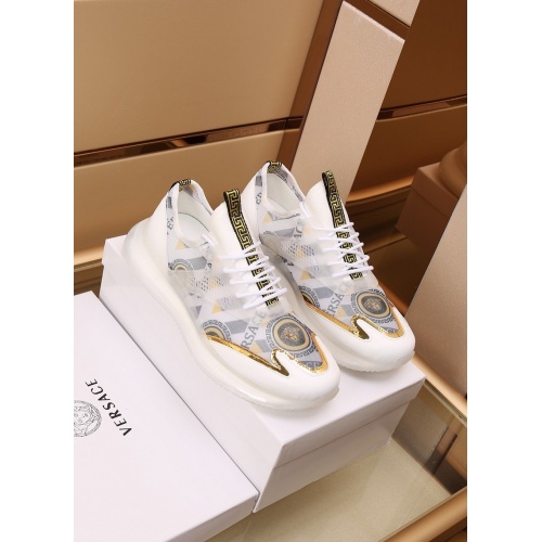 Versace Casual Shoes For Men #867658 $88.00 USD, Wholesale Replica Versace Casual Shoes