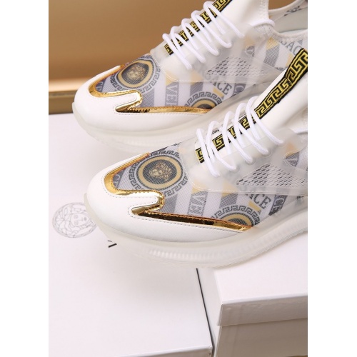 Replica Versace Casual Shoes For Men #867658 $88.00 USD for Wholesale