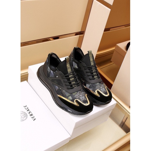 Versace Casual Shoes For Men #867659 $88.00 USD, Wholesale Replica Versace Casual Shoes