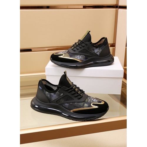 Replica Versace Casual Shoes For Men #867659 $88.00 USD for Wholesale