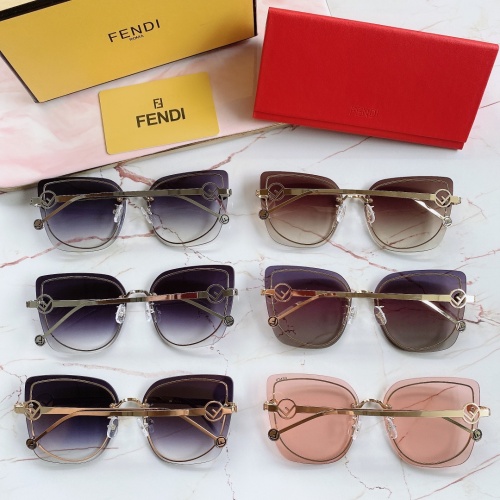 Replica Fendi AAA Quality Sunglasses #867879 $48.00 USD for Wholesale