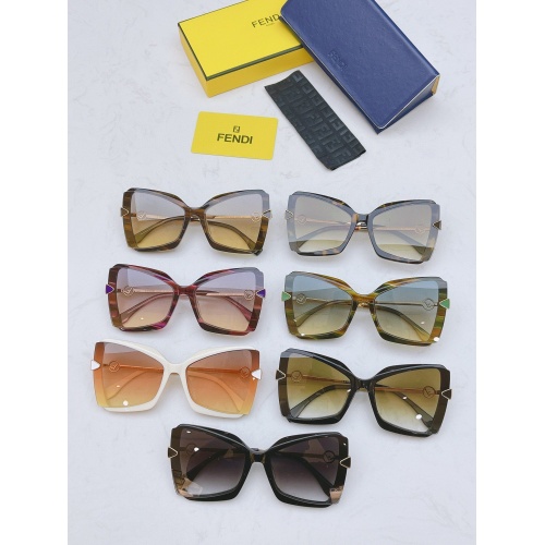 Replica Fendi AAA Quality Sunglasses #867887 $50.00 USD for Wholesale