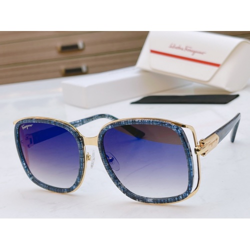 Salvatore Ferragamo AAA Quality Sunglasses #867940 $64.00 USD, Wholesale Replica Salvatore Ferragamo AAA Quality Sunglasses