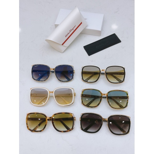 Replica Salvatore Ferragamo AAA Quality Sunglasses #867940 $64.00 USD for Wholesale