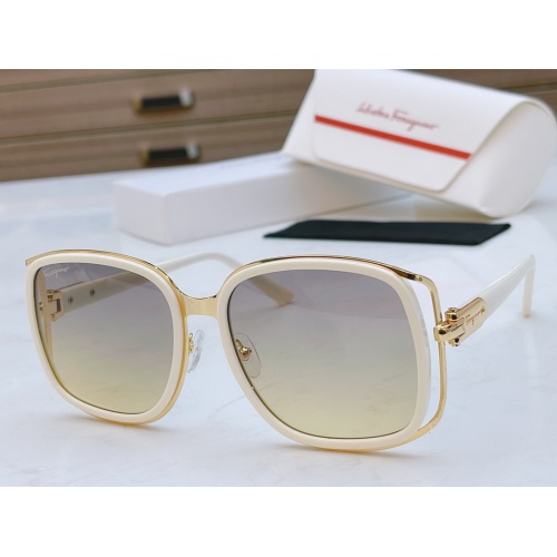 Salvatore Ferragamo AAA Quality Sunglasses #867941 $64.00 USD, Wholesale Replica Salvatore Ferragamo AAA Quality Sunglasses