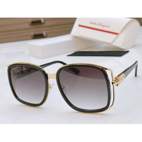 Salvatore Ferragamo AAA Quality Sunglasses #867942 $64.00 USD, Wholesale Replica Salvatore Ferragamo AAA Quality Sunglasses