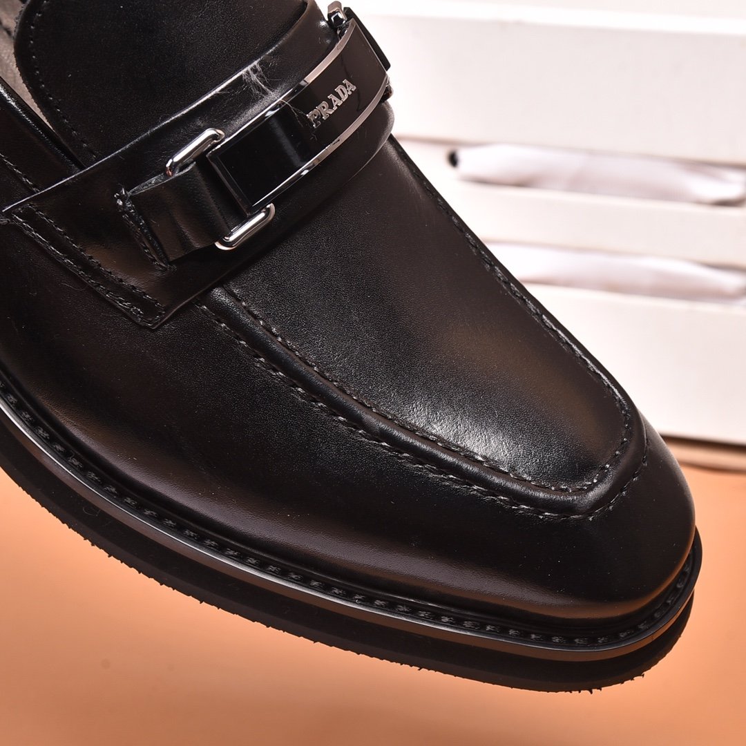prada leather shoes