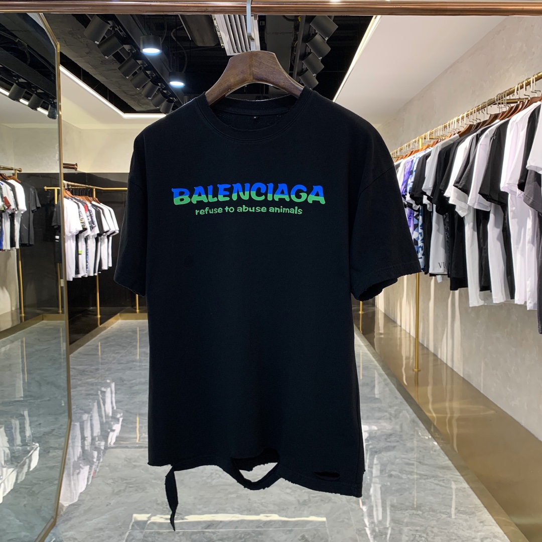 Balenciaga TShirts Short Sleeved For Men 858664 41.00 USD, Wholesale
