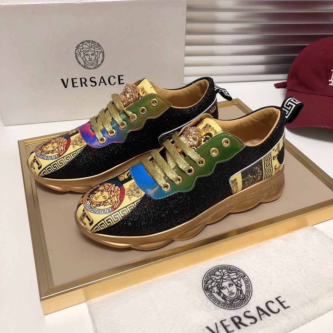 Versace Casual Shoes For Men 863443 82.00 USD, Wholesale Replica