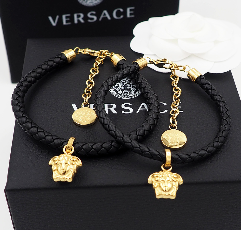 Versace Bracelet In Black For Unisex 864078 29.00 USD, Wholesale