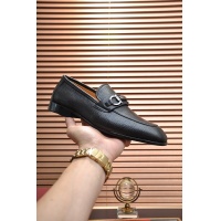 $100.00 USD Ferragamo Leather Shoes For Men #867518