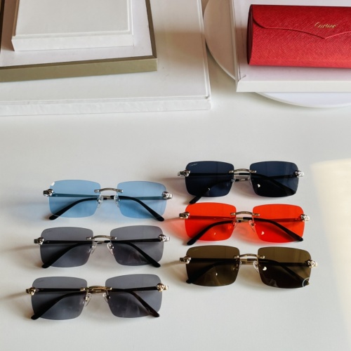Replica Cartier AAA Quality Sunglasses #868069 $60.00 USD for Wholesale