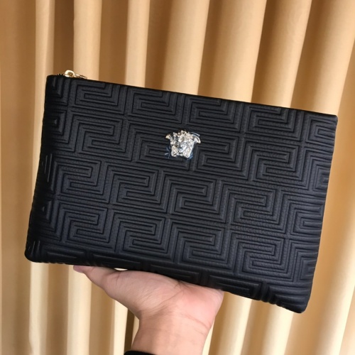 Replica Versace AAA Man Wallets #868110 $54.00 USD for Wholesale
