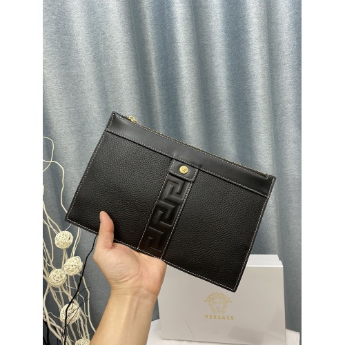 Replica Versace AAA Man Wallets #868115 $58.00 USD for Wholesale
