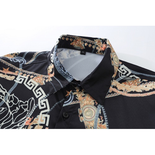 Replica Versace Shirts Long Sleeved For Men #868217 $41.00 USD for Wholesale