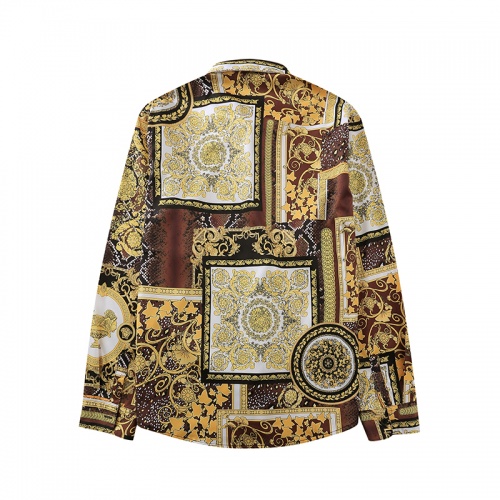 Replica Versace Shirts Long Sleeved For Men #868219 $41.00 USD for Wholesale