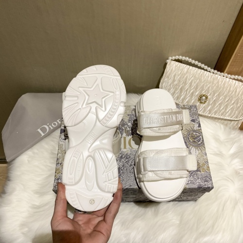 Replica Christian Dior Slippers For Women #868386 $64.00 USD for Wholesale