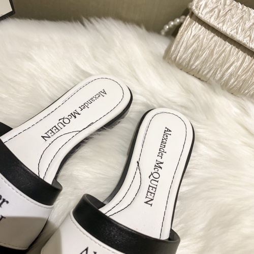 Replica Alexander McQueen Slippers For Women #868442 $52.00 USD for Wholesale