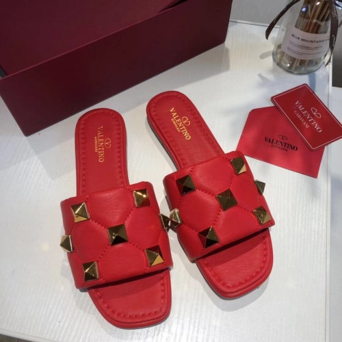 Valentino Slippers For Women #868470 $52.00 USD, Wholesale Replica Valentino Slippers