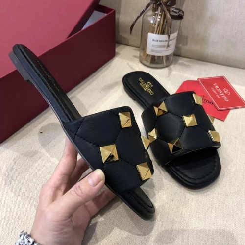 Replica Valentino Slippers For Women #868471 $52.00 USD for Wholesale